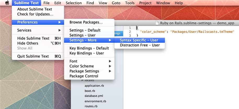 Monokai Soda on Rails