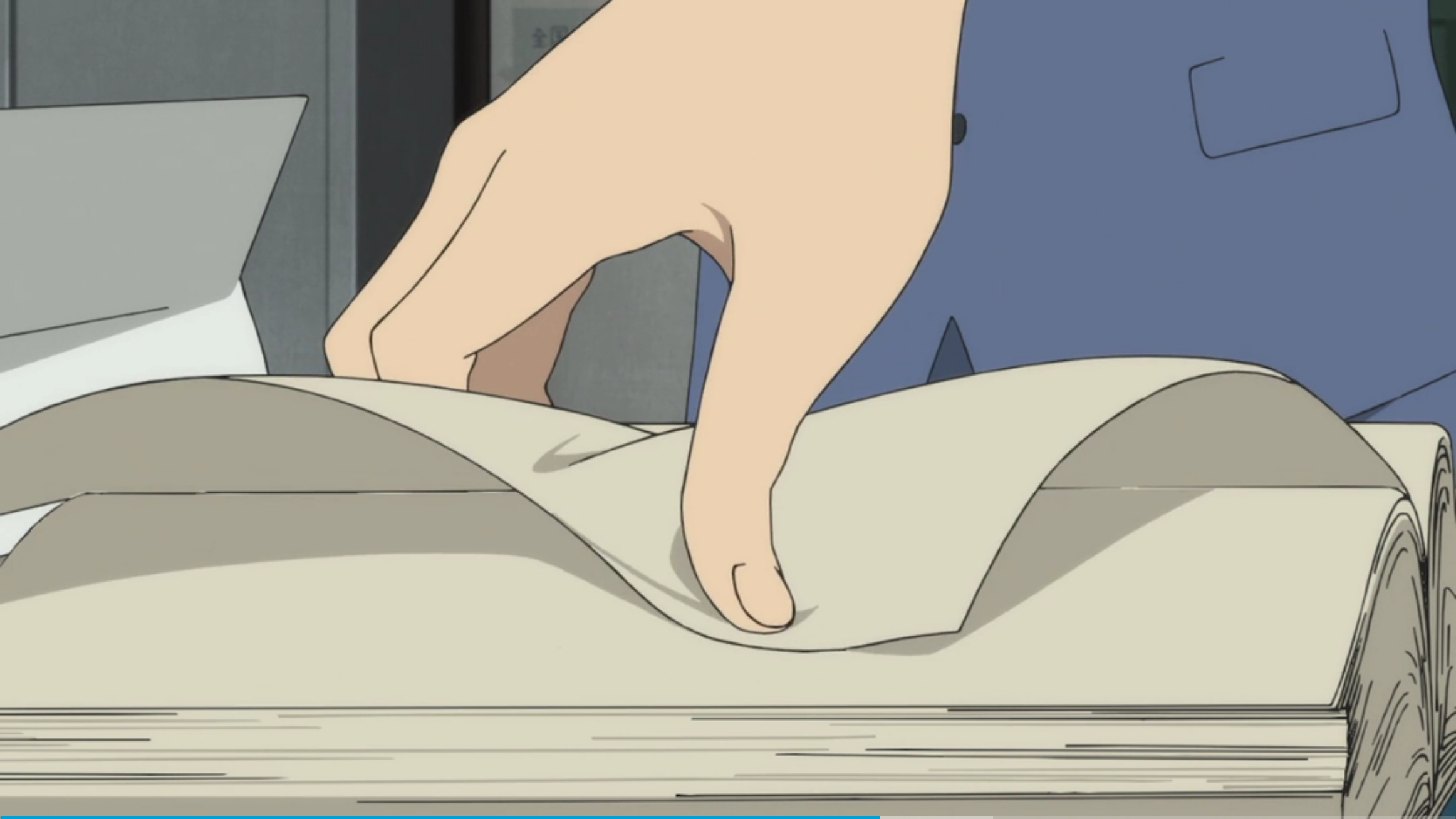 screenshot from movie: the great passage, hand